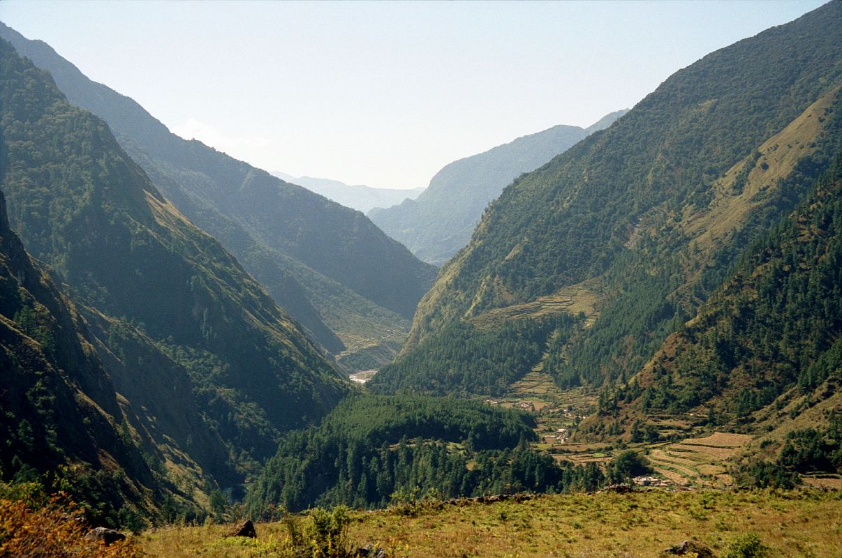 503 Looking Down The Kali Gandaki Valley From Above Lete